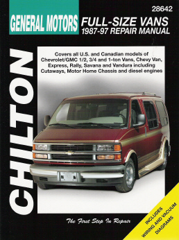 1987 - 1997 Chevrolet & GMC 1/2, 3/4, 1 Ton Vans Chilton's Total Car Care Manual