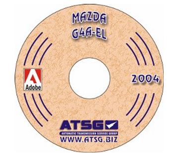 Mazda G4AEL Transmission ATSG Service Manual - CD-ROM