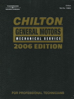 2006 Chilton's General Motors Service Manual- (2002 - 2005 Coverage)