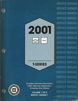 2001 Chevrolet / GMC T-Series Factory Service Manual