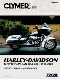 1999 - 2005 Harley-Davidson FLH/FLT Twin Cam 88 103 Clymer Service Repair Manual
