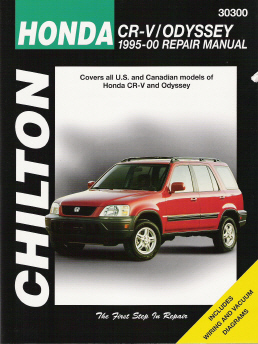 1995 - 2000 Honda Cr-V  & Odyssey Chilton's Total Car Care Manual