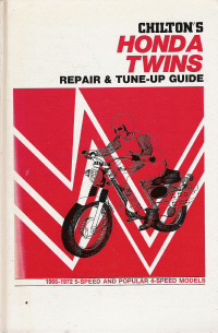 1966 - 1972 Honda Twins Chilton's Repair & Tune-up Guide