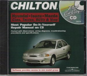 1981 - 1998 Chilton's HYUNDAI, ISUZU & MAZDA (All Models) Repair CD-ROM