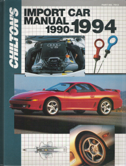 1990 - 1994 Chilton's Import Auto Repair Manual