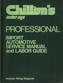 1973 - 1979 Chilton's Import Service Manual & Labor Guide