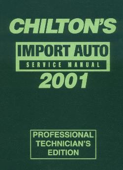 1997 - 2001 Chilton's Import Auto Service Manual, Shop Edition