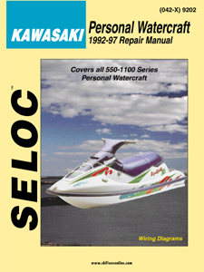 1992 - 1997 Kawasaki Personal Watercraft Jet Ski Seloc Service Repair Manual