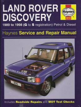 1989 - 1998 Land Rover Discovery Gas & Diesel Haynes Repair Manual 