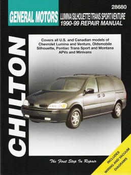 1990 - 1999 Lumina & Venture, Silhouette, Trans Sport & Montana Chilton's Manual