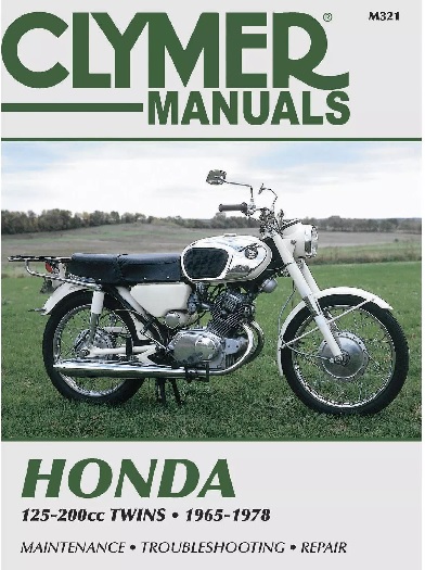 1965 - 1978 Honda 125 - 200cc Twins Clymer Motorcycle Repair Manual