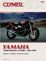 1986 - 1990 Yamaha YX600 Radian & FZ600 Clymer Repair Manual