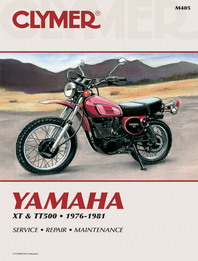 1976 - 1981 Yamaha XT500 & TT500 Clymer Repair Manual