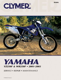 2001 - 2003 Yamaha YZ250F & WR250F Clymer Repair Manual