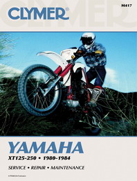 1980 - 1984 Yamaha XT125-250 Clymer Repair Manual