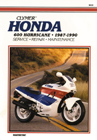 1987 - 1990 Honda Hurricane 600 Clymer Repair Manual