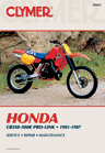 1981 - 1987 Honda CR250R-500R Pro-Link Clymer Repair Manual