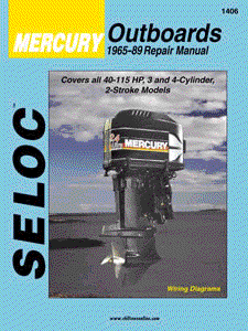1965 - 1989 Mercury Outboards 3, 4 Cyl Seloc Repair Manual