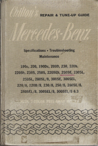 1970 & Up, Mercedes Benz Chilton's Repair & Tune-up Guide