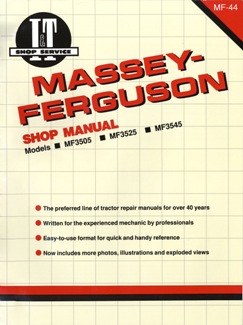 Massey-Ferguson I&T Tractor Service Manual MF-44