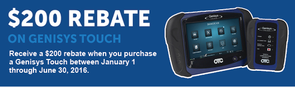 Genisys Touch Deluxe Kit, OEM-Level Diagnostics PC Tablet $200 Rebate