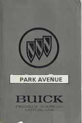 1992 Buick Park Avenue Owner's Manual