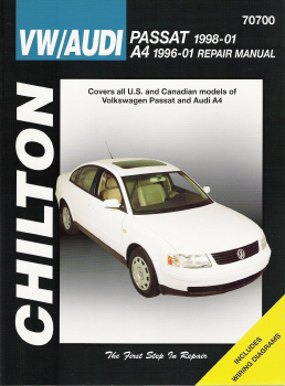 1998 - 2005 VW Passat, 1996 - 2001 Audi A4 Chilton's Total Car Care Manual