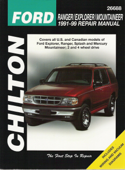 1991 - 1999 Ford Ranger, Explorer, Splash & Mercury Mountaineer Chilton's Manual