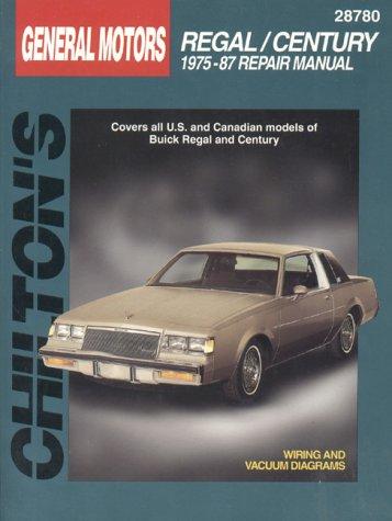 1975 - 1987 Buick Regal & Century Chilton's Total Car Care Manual