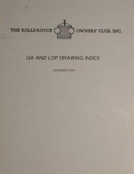 Rolls Royce Silver Cloud II Printed Parts List - All Chassis