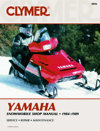1984-1989 Yamaha PZ480 & EX570 Snowmobile Clymer Repair Manual