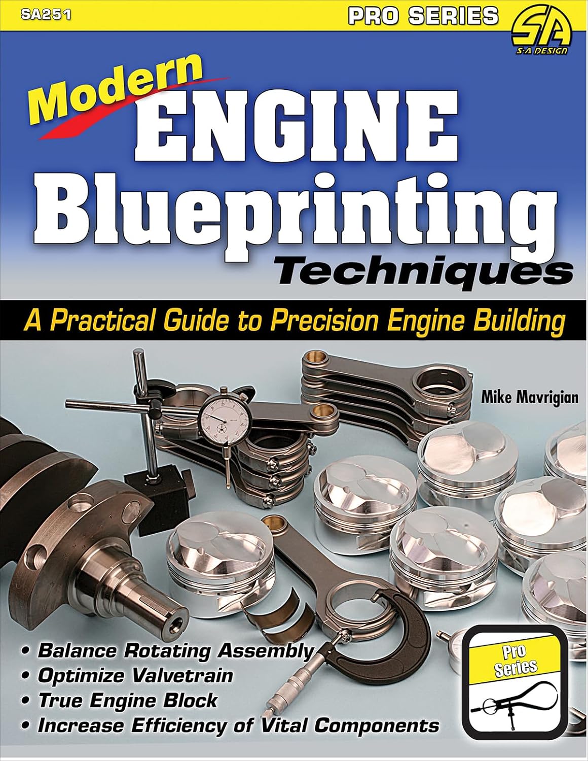 Modern Engine Blueprinting & Balancing: Precision Tolerance Building Manual Book SA251
