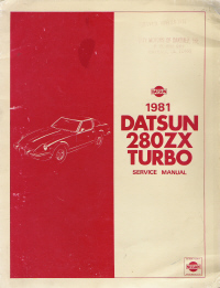 1981 Datsun 280ZX Turbo Factory Service Manual