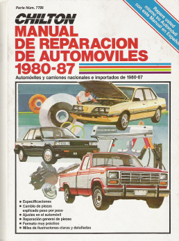 1980 - 1987 Chilton's Manual De Reparaci n De Autom viles
