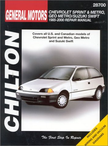 1985 - 2000 Chevrolet Metro, Sprint, Swift, Chilton's Total Car Care Manual