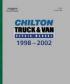 1998 - 2002 Chilton's Truck & Van Repair Manual