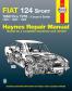 1968 - 1978 Fiat 124 Sport Coupe & Spider, Haynes Repair Manual 