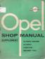 1958 Opel Olympia Rekord/Olympia/Caravan/Delivery Van Factory Shop Manual Supplement