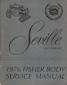 1976 Cadillac Seville Fisher Body Assembly Service Manual