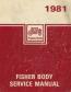 1981 General Motors Fisher Body Assembly Service Manual