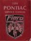 1984 Pontiac Fiero Service Manual