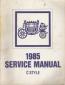 1985 General Motors C Body Fisher Body Assembly Service Manual