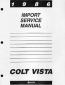 1986 Dodge Colt, Vista Body, Chassis & Drivetrain Shop Manual