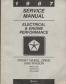 1987 Dodge & Plymouth Front Wheel Drive Van / Wagon (Ram Van, Caravan, Voyager) Electrical & Engine Performance Service Manual
