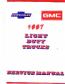 1987 Chevrolet Truck Light Duty  Body, Chassis & Drivetrain with Wiring Shop Manual