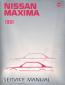 1991 Nissan Maxima Factory Service Manual