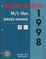 1998 Chevrolet/GMC M/L Vans: Astro & Safari Factory Service Manual âˆš 3 Volume Set
