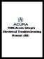 1986 Acura Integra Electrical Troubleshooting Manual (All)