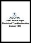 1992 Acura Vigor Electrical Troubleshooting Manual (All)