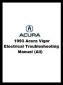1993 Acura Vigor Electrical Troubleshooting Manual (All)
